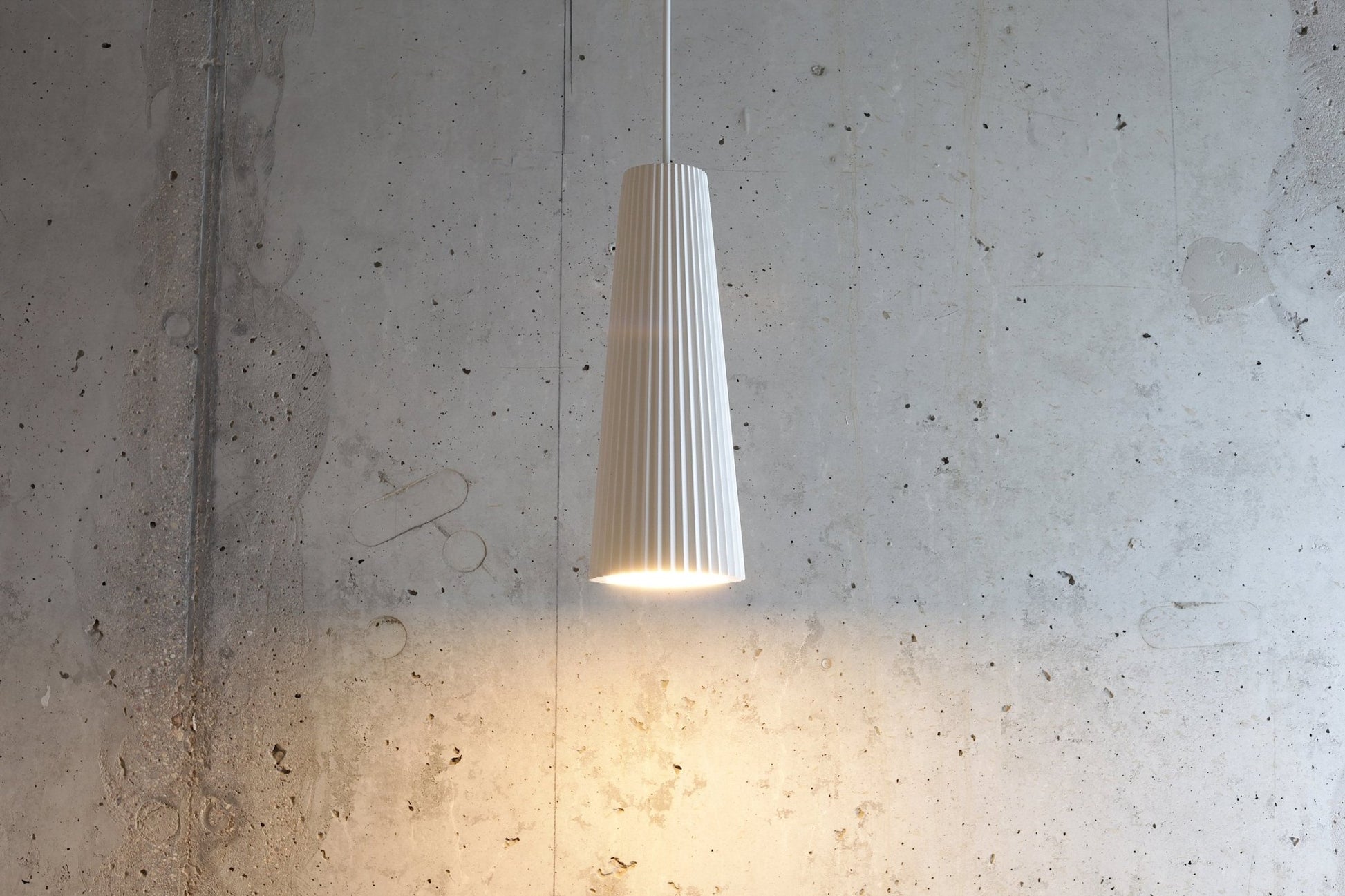 Pel Plaster Pendant Light - The Lighting Agency