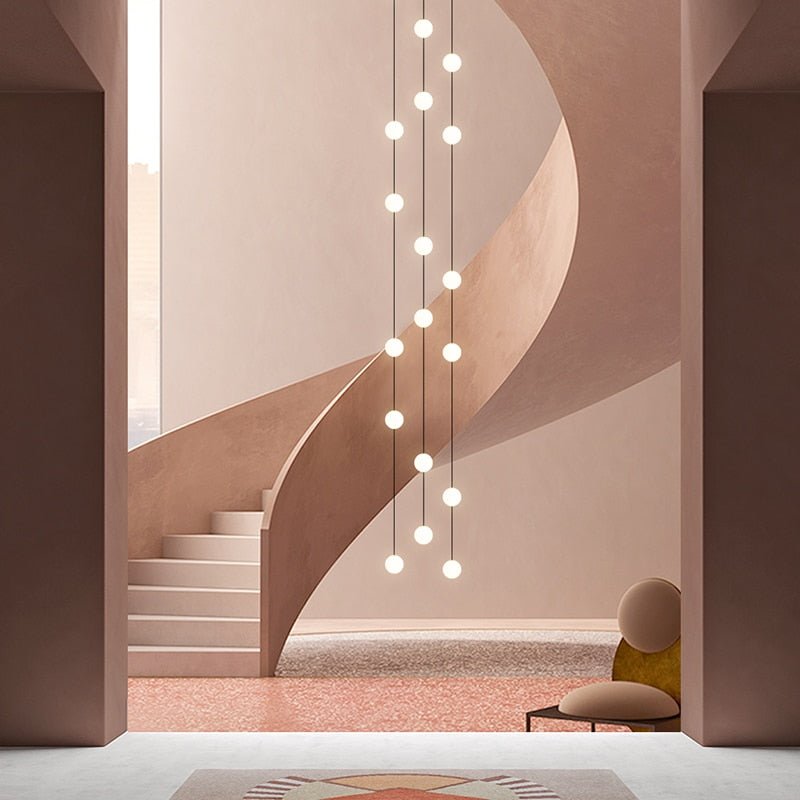 Vale Stairwell Chandelier - The Lighting Agency