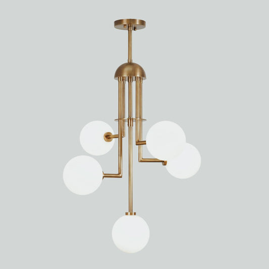 Handmade Stilnovo Brass Pendant Light - The Lighting Agency