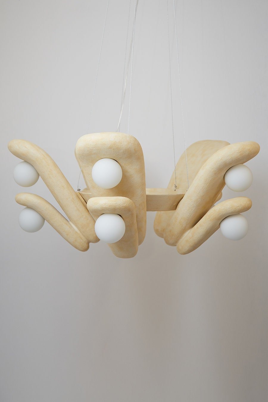 Bow XL Handmade Clay Pendant Light - The Lighting Agency