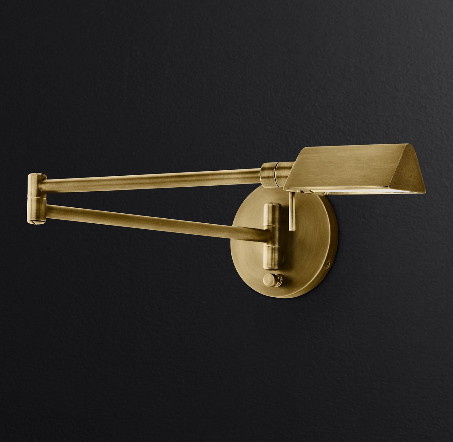 Vintage Swing Copper Wall Light - The Lighting Agency