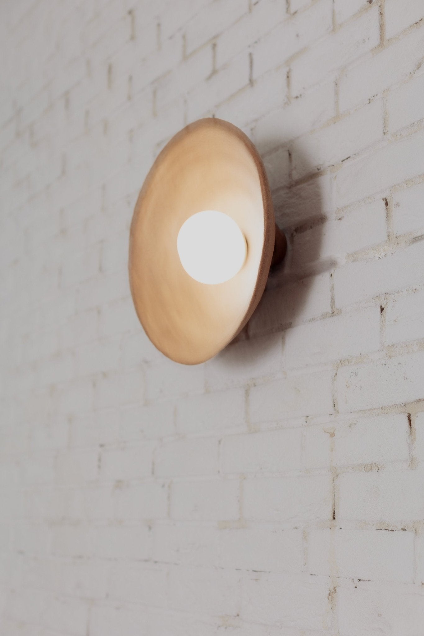 Handmade Clave Clay Wall Light L - The Lighting Agency