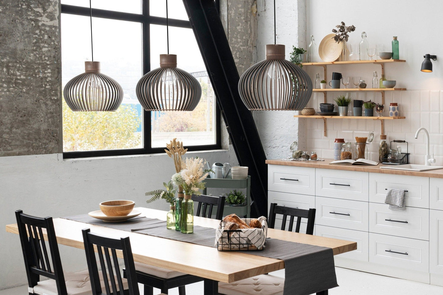 Cali Blatic Birch plywood Pendant Light - The Lighting Agency