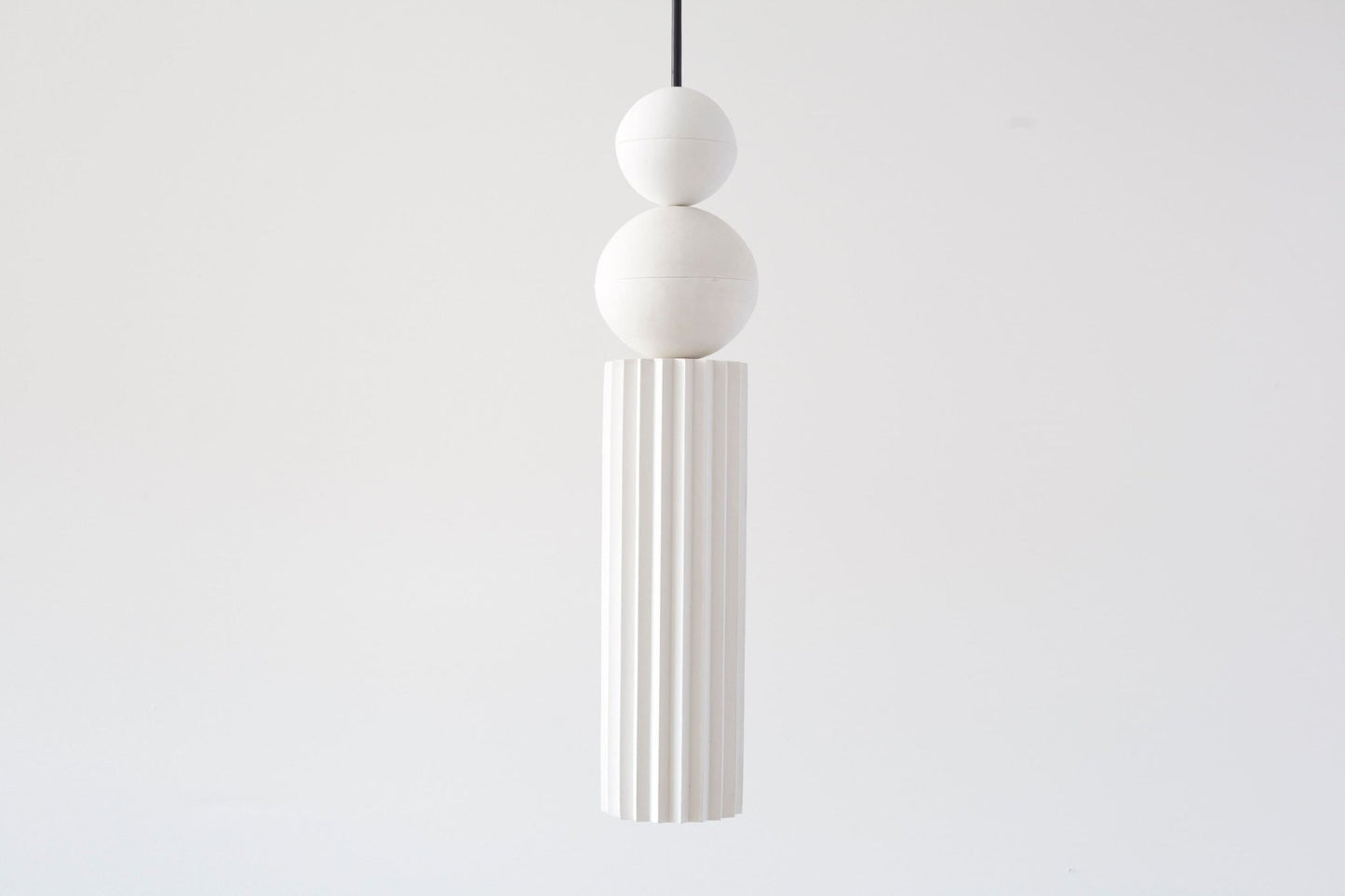 Cylinder Plaster Pendant Light - The Lighting Agency