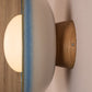 Dawn Handmade Ceramic Oak Wall Light - The Lighting Agency