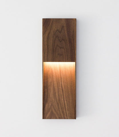 Lux Wallnut Wall Light - The Lighting Agency