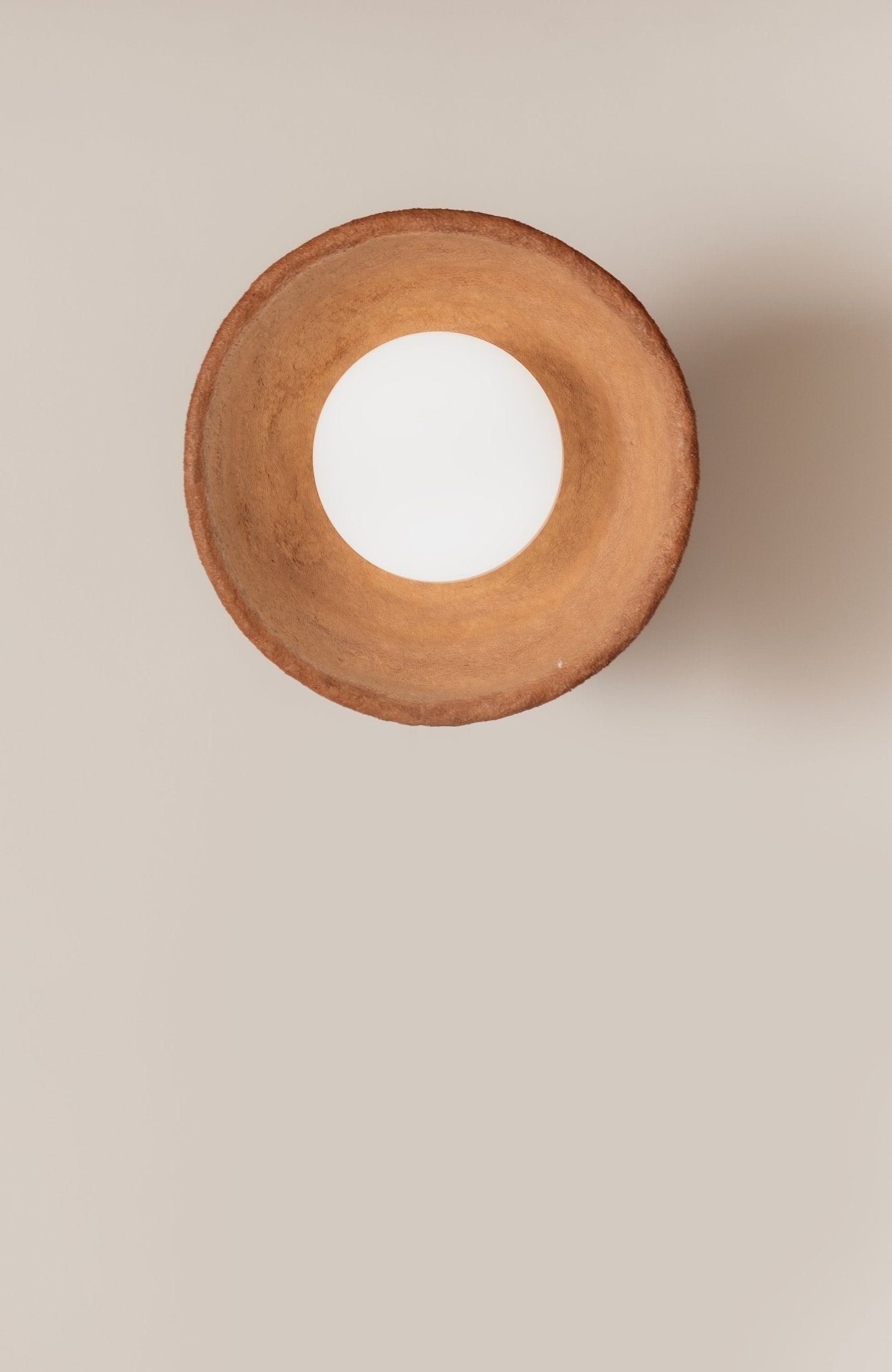 Handmade Clave Clay Wall Light M - The Lighting Agency