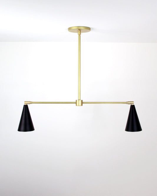 Handmade Task Adjustable Cone Pendant Light - The Lighting Agency