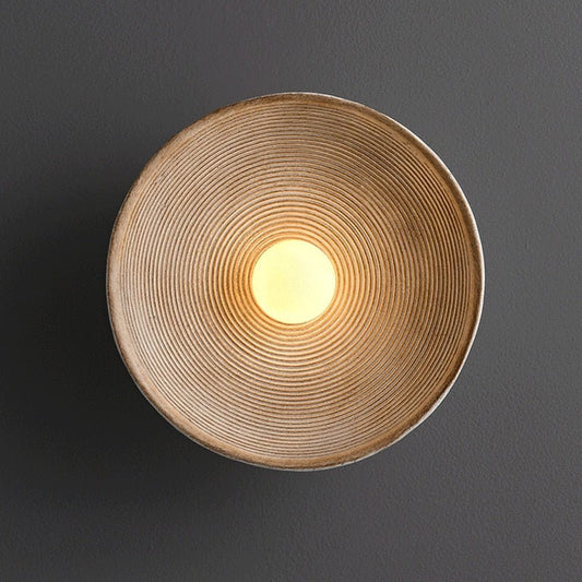 Vintage Dish Wall Light - The Lighting Agency