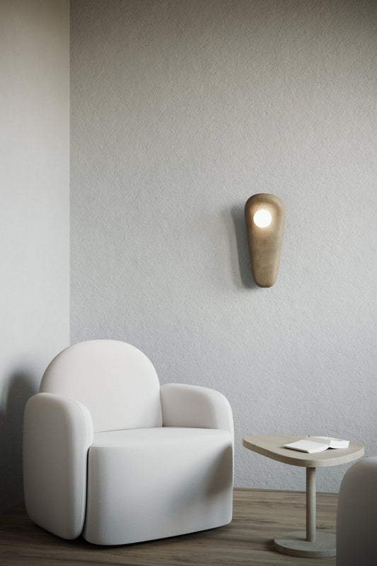 Bow Handmade Clay Wall Light - The Lighting Agency