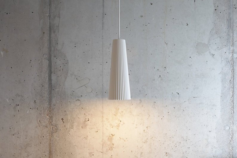 Pel Plaster Pendant Light - The Lighting Agency