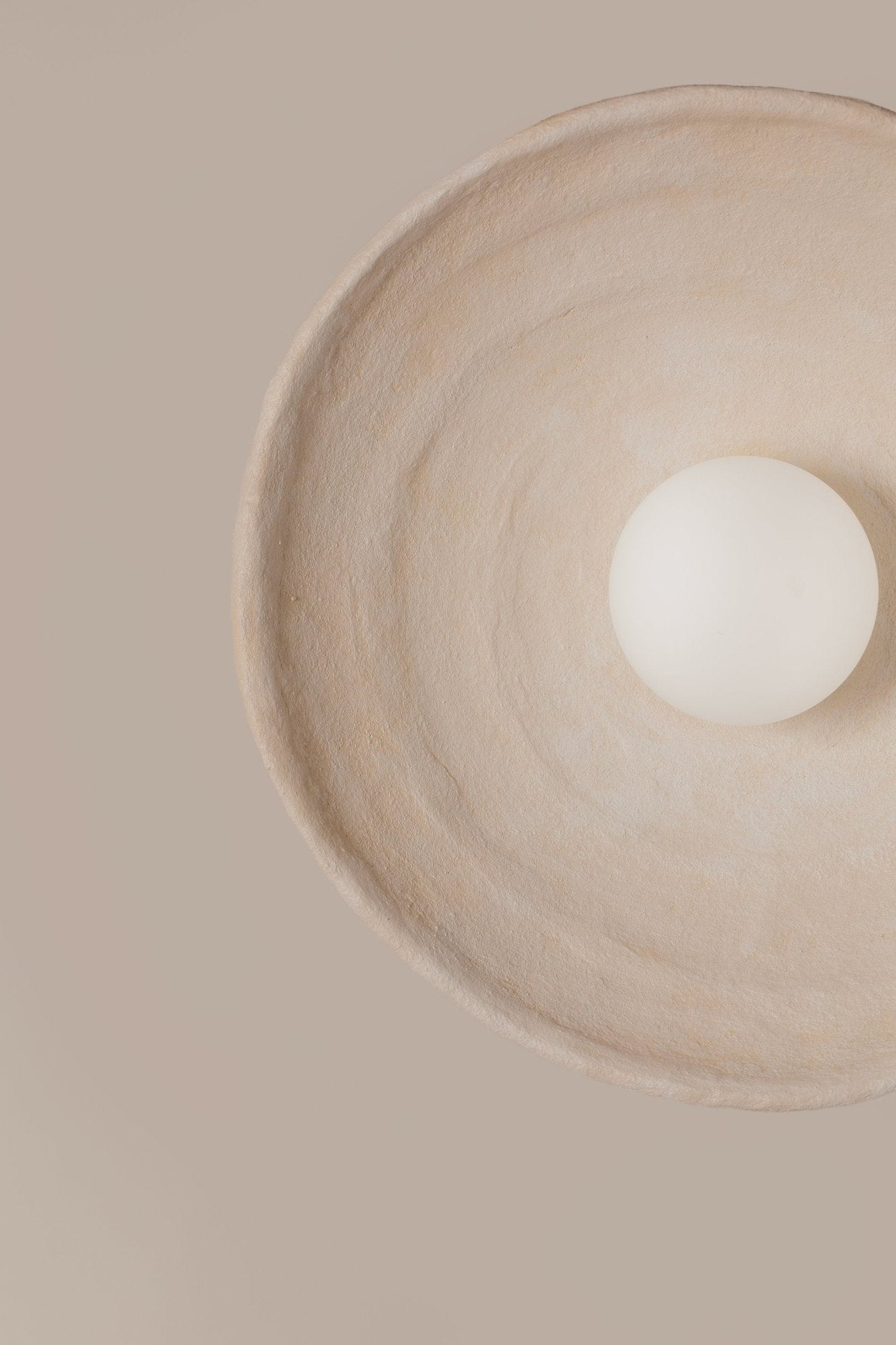 Handmade Clave Clay Wall Light L - The Lighting Agency