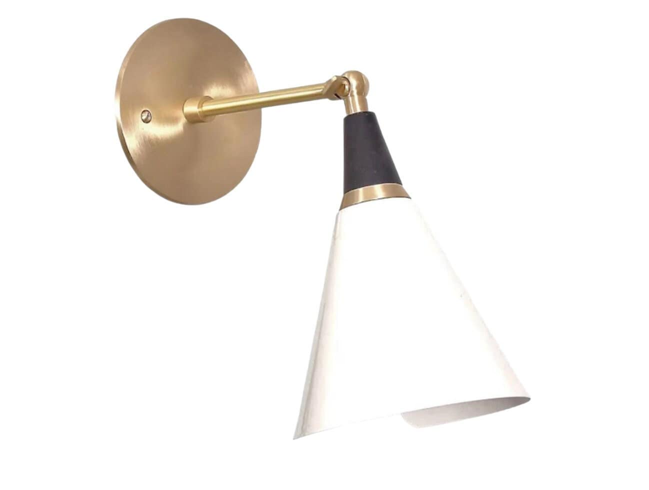 Handmade Coso Brass Wall Light - The Lighting Agency