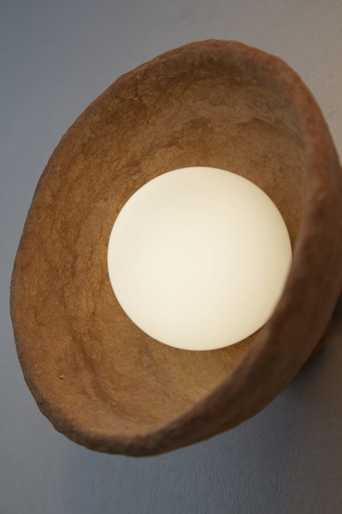 Handmade Clave Clay Wall Light S - The Lighting Agency