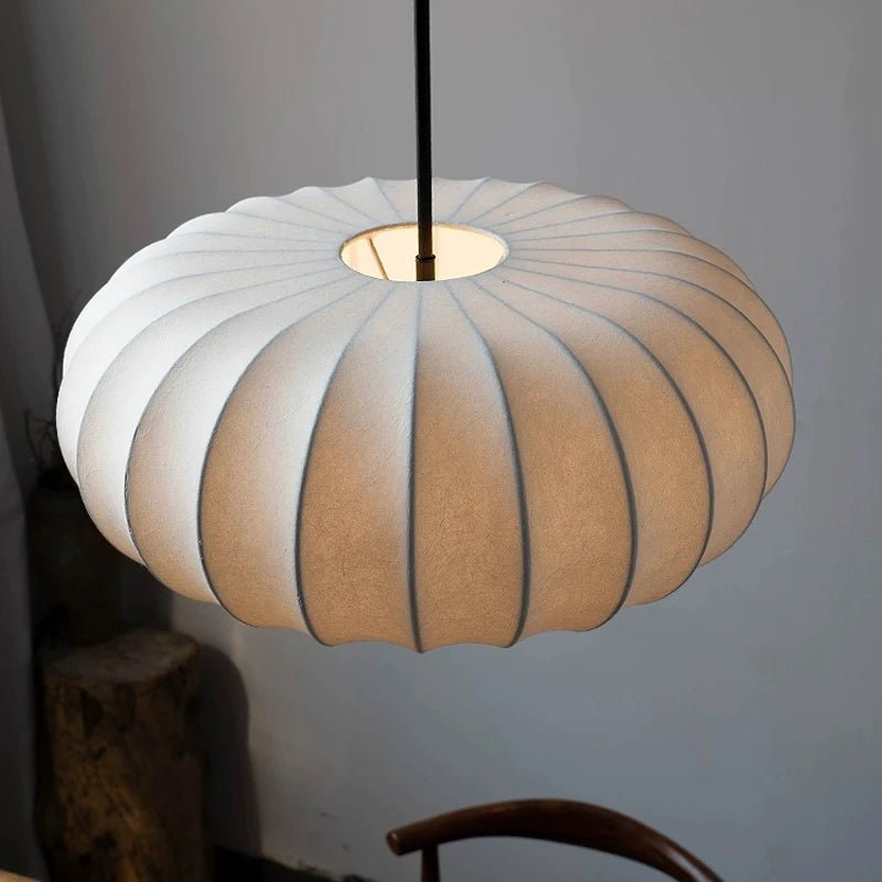 Piers Silk Pendant Light - The Lighting Agency