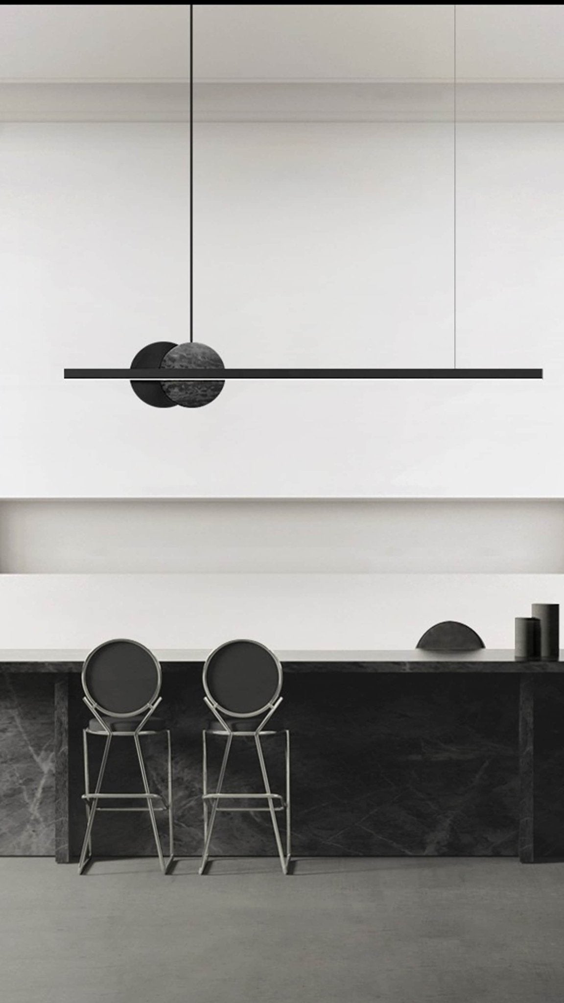 Marble Linear Pendant Light - The Lighting Agency