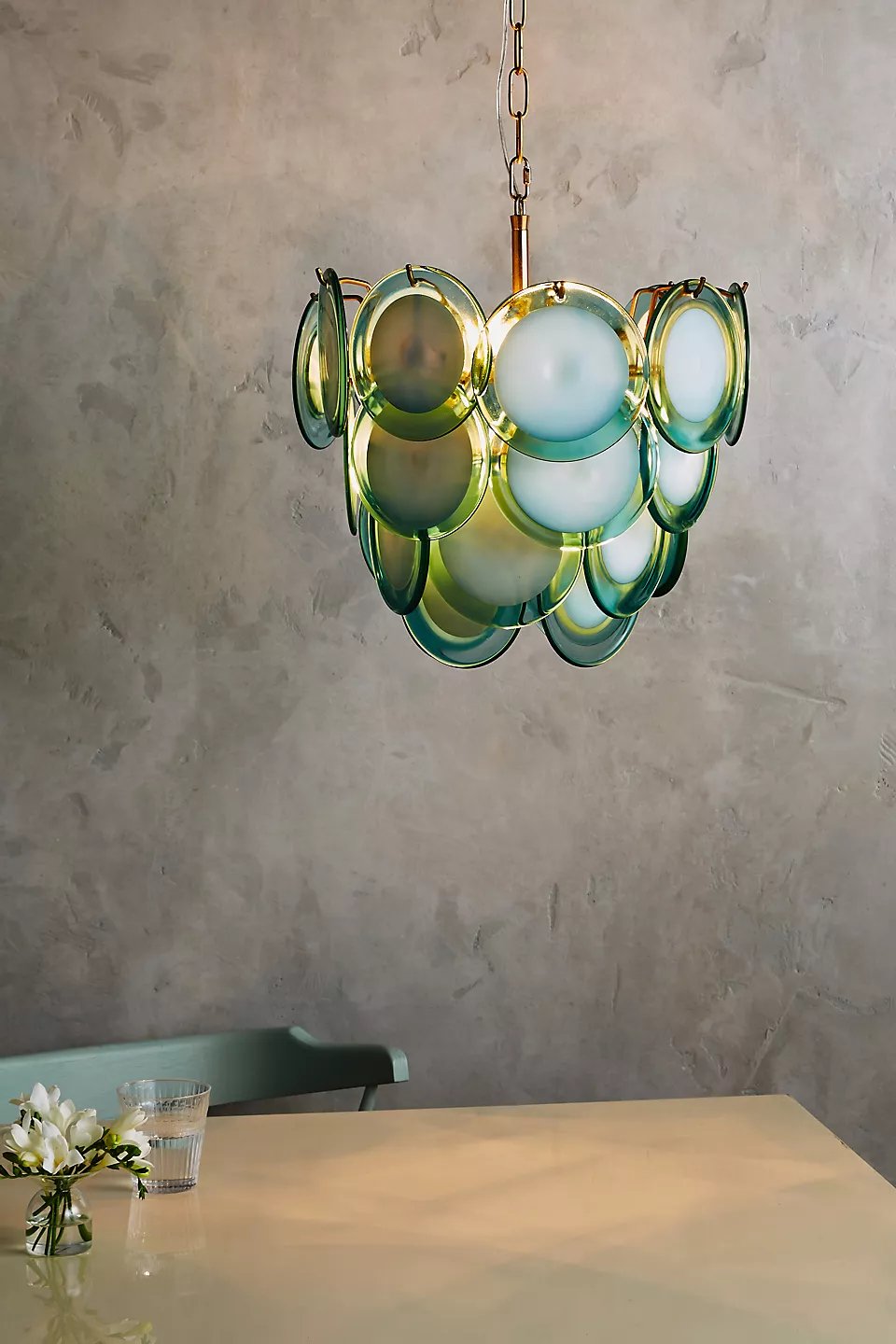 Vashe Glass Chandelier - The Lighting Agency