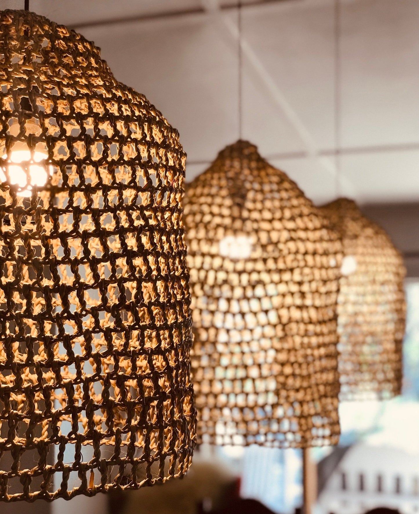 Palm Net Pendant Light Shade - The Lighting Agency